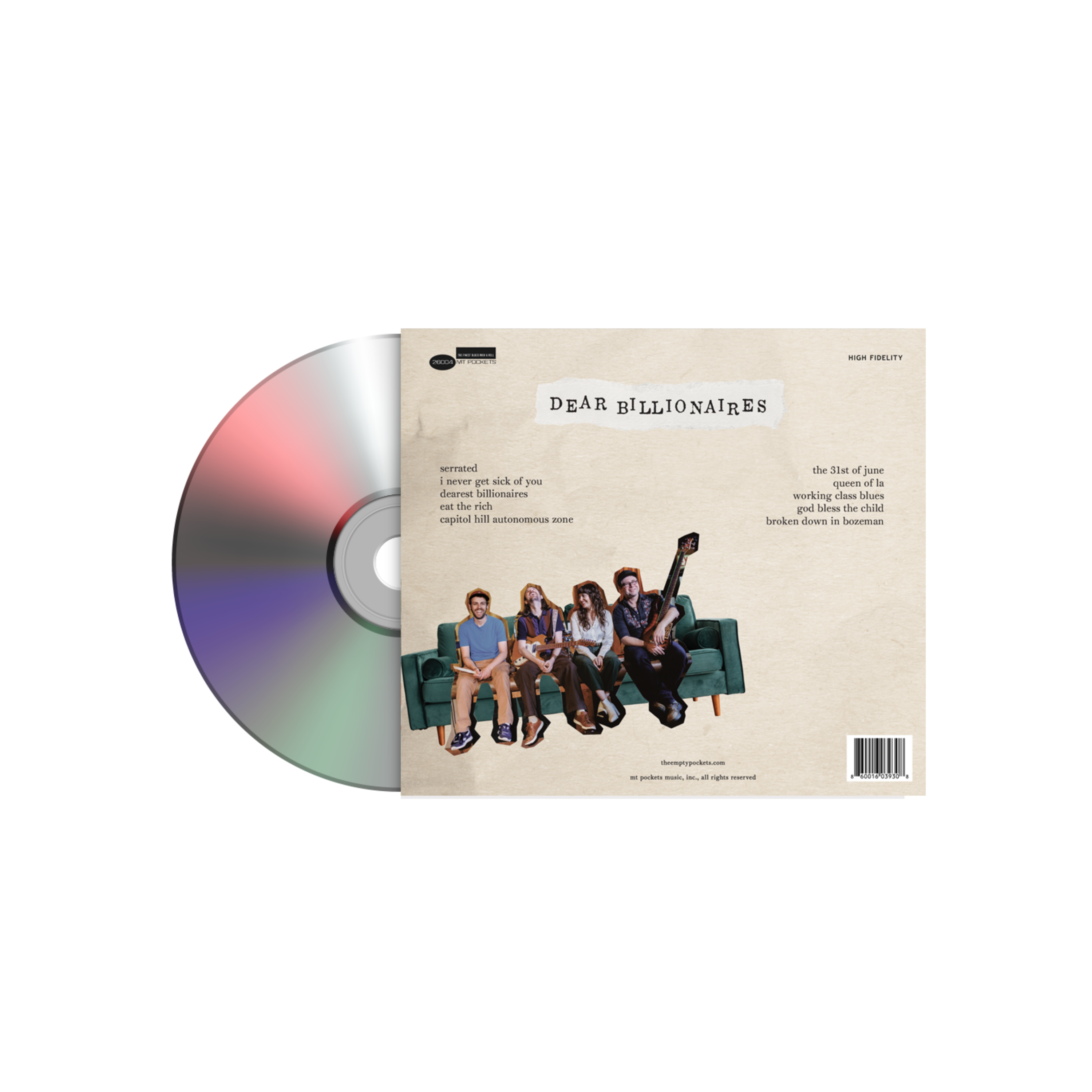 Dear Billionaires CD