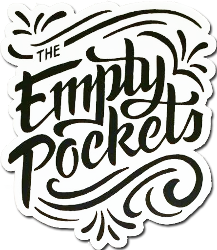 Die-Cut Empty Pockets Logo Sticker