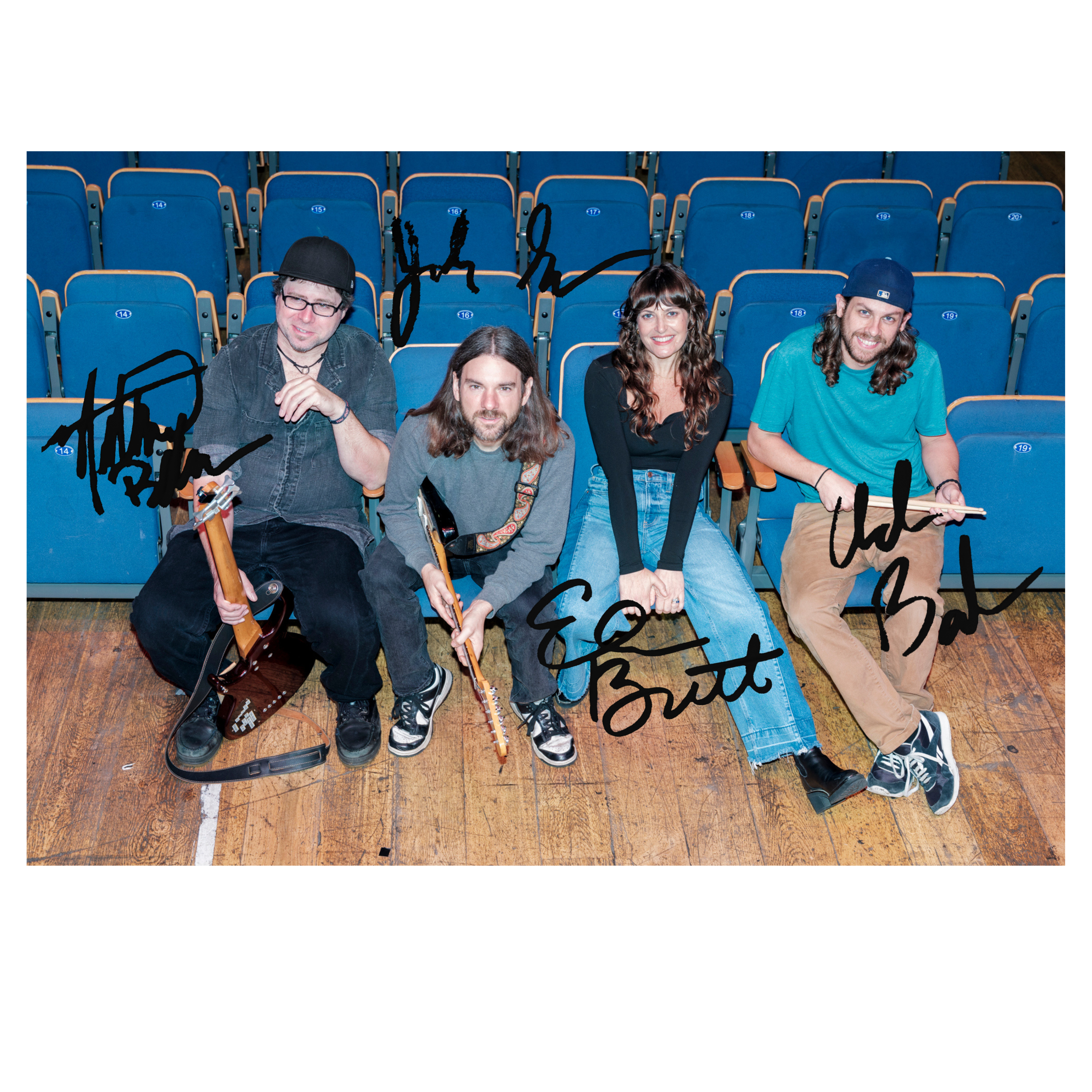 Autographed Band 8x10 Photo - Blues Chairs in Ireland