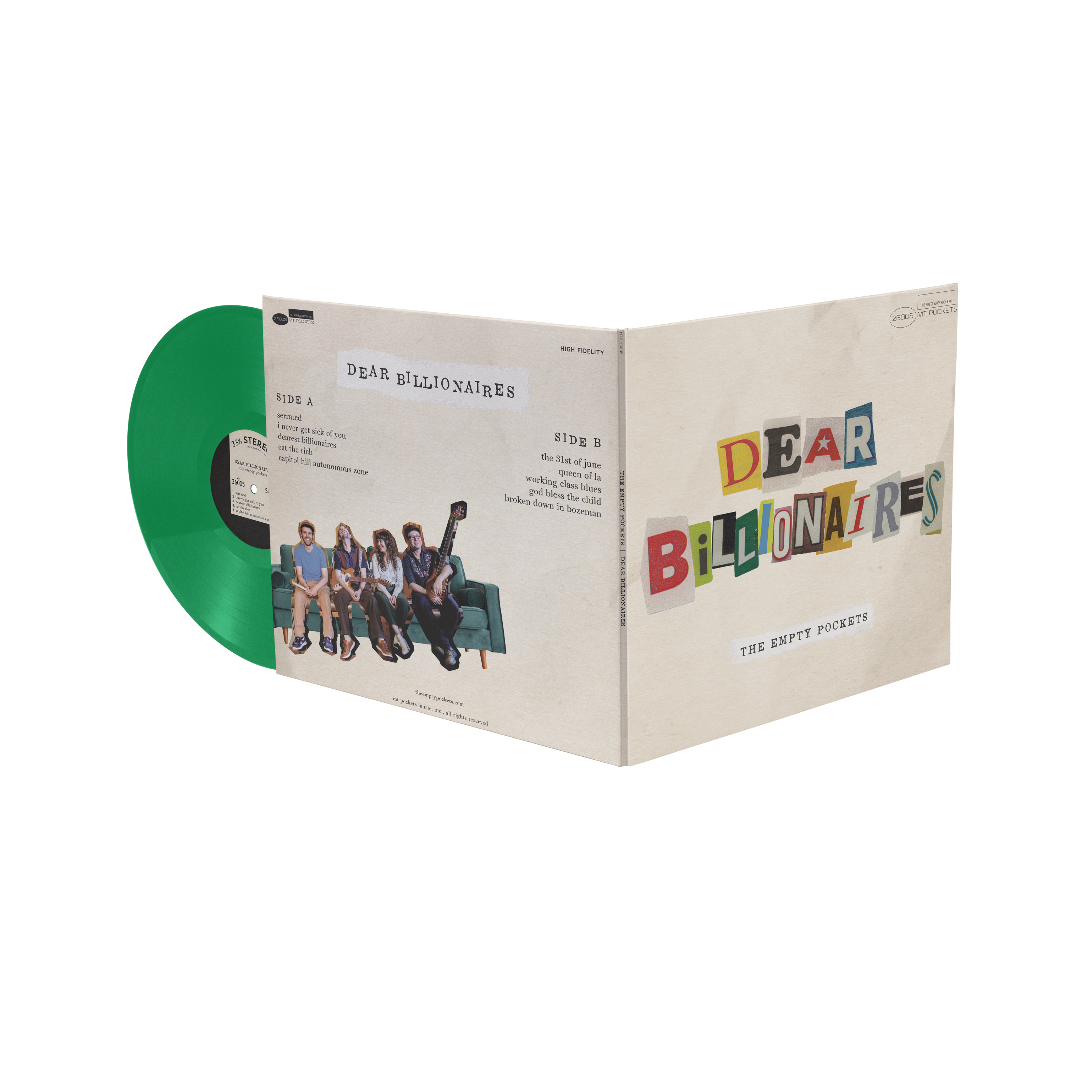 Dear Billionaires Vinyl